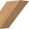 Ekena Millwork 5 1/2"W x 12"D x 12"H Traditional Smooth Knee Brace, Western Red Cedar BRC06X12X12TRA00SWR - alternate 1